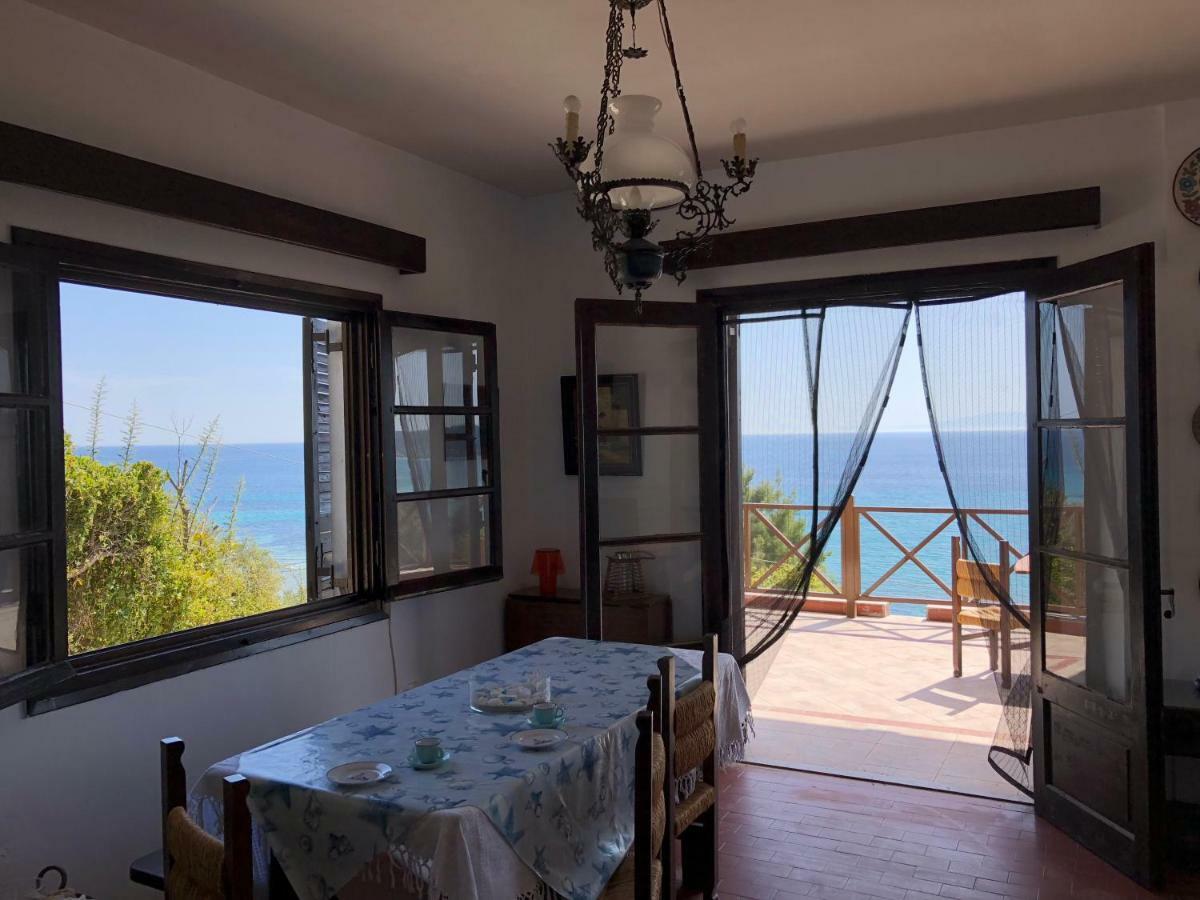 Unique Sea View House Kalandra Exterior foto